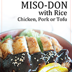 Miso Don with rice